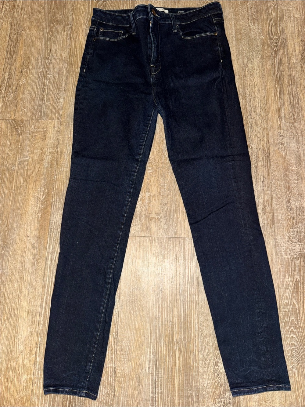 Fidelity Denim Women's Dark Black Skinny Jeans